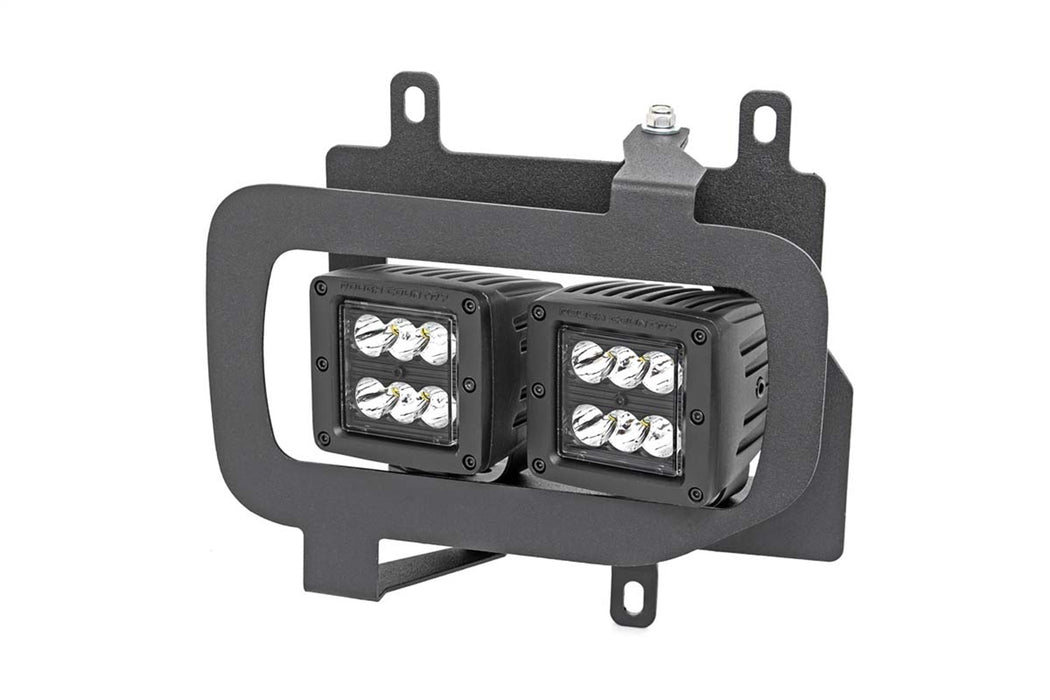 Rough Country 70832 Ford LED Fog Light Kit Black Series w/ Spot Beam 15-19 F-150 Rough Country - Truck Part Superstore