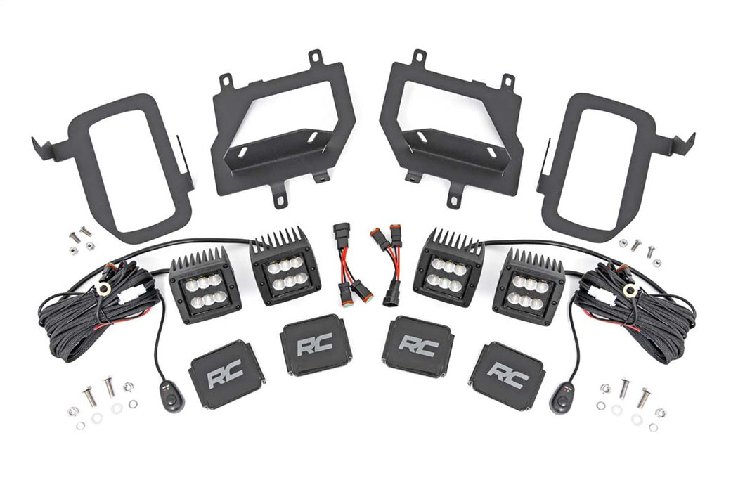 Rough Country 70865 LED Fog Light Kit - Truck Part Superstore