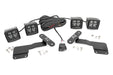 Rough Country 70853 Subaru 2-inch LED Lower Windshield Ditch Kit (15-19 Outback Black Series w/ Cool White DRL) Rough Country - Truck Part Superstore