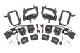 Rough Country 70831 Ford LED Fog Light Kit Black Series w/ SAE LED Fog Light 15-19 F-150 Rough Country - Truck Part Superstore