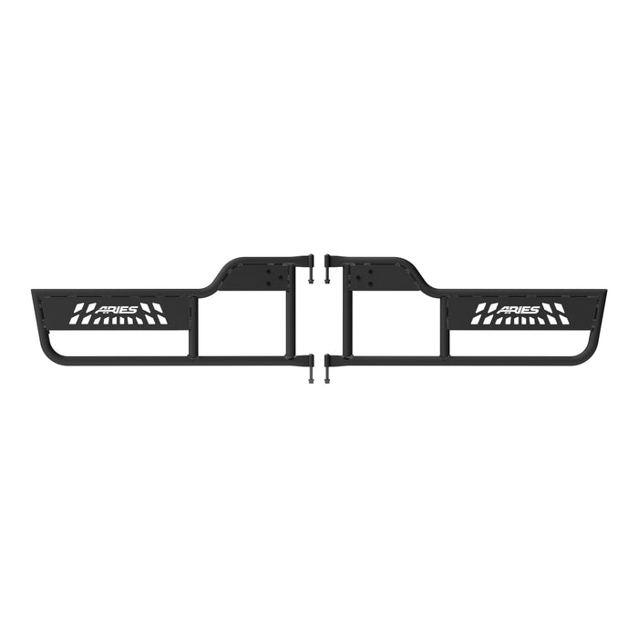 ARIES 1500100 ARIES 1500100 Black Aluminum Jeep Wrangler TJ Tube Half Doors - Truck Part Superstore