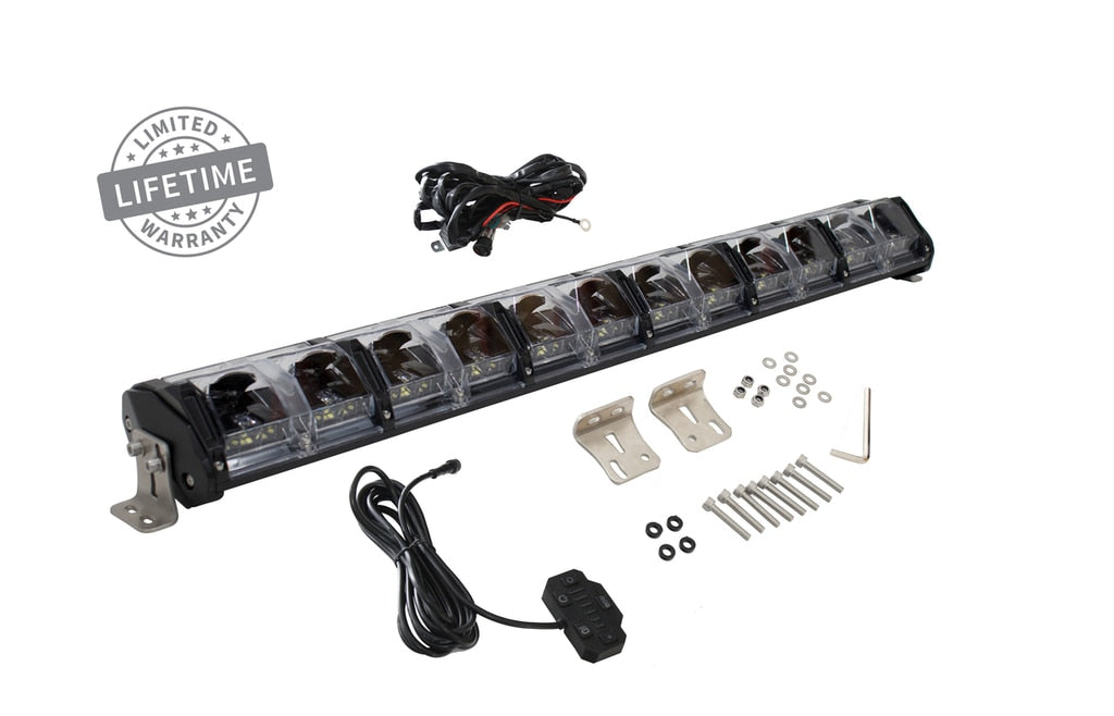 Overland Vehicle Systems 15010301 30 Inch LED Light Bar With Variable Beam DRL,RGB Back Light 6 Brightness EKO Overland Vehicle Systems - Truck Part Superstore