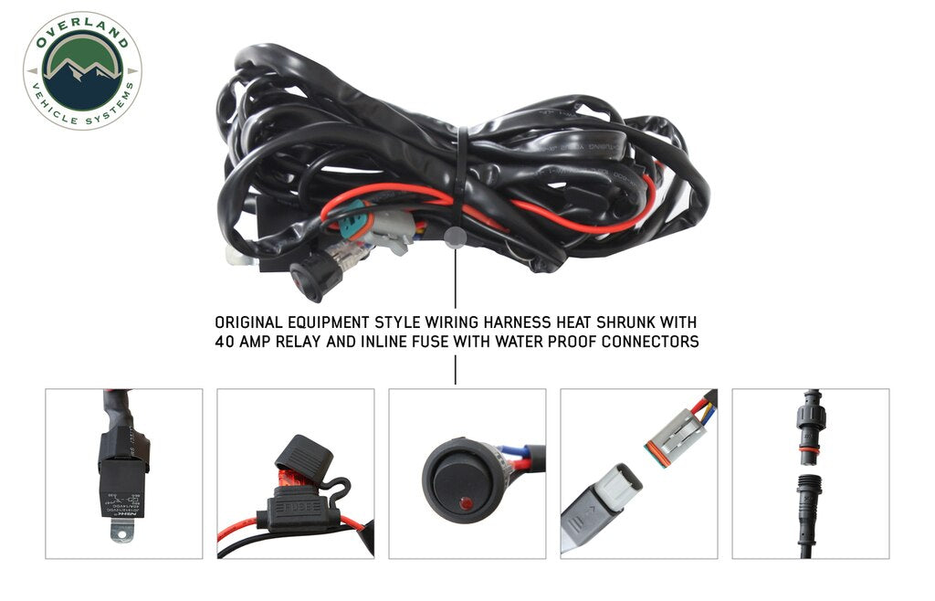 Overland Vehicle Systems 15010501 50 Inch LED Light Bar With Variable Beam DRL, RGB Back Light 6 Brightness EKO Overland Vehicle Systems - Truck Part Superstore