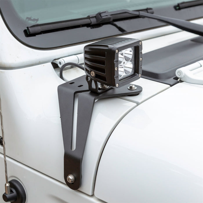 ARIES 1501305 Jeep Wrangler JL; Gladiator Windshield Lights and Brackets - Truck Part Superstore
