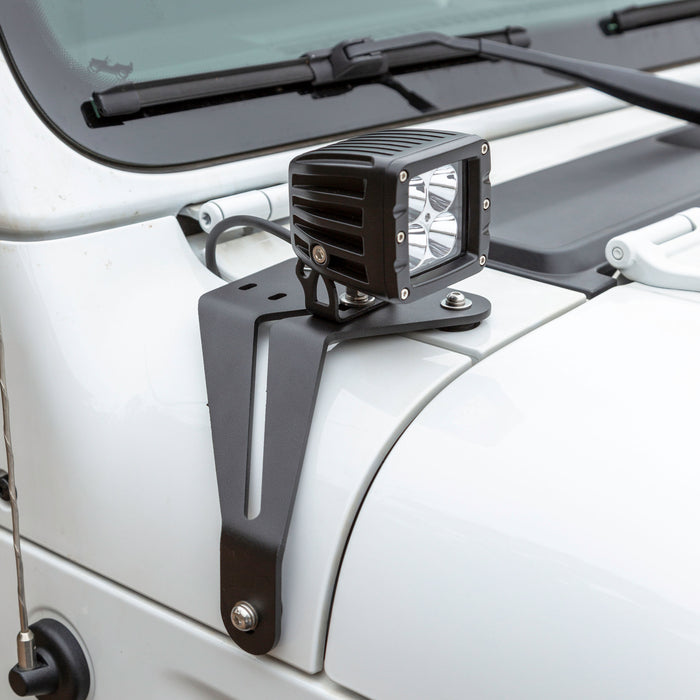 ARIES 1501305 Jeep Wrangler JL; Gladiator Windshield Lights and Brackets - Truck Part Superstore