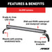 ARIES 1501306 Jeep Wrangler JL; Gladiator Windshield Light Bar and Brackets - Truck Part Superstore