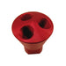 Nitrous Express 15013 3 PORT SHOWERHEAD DIST BLOCK (RED) - Truck Part Superstore