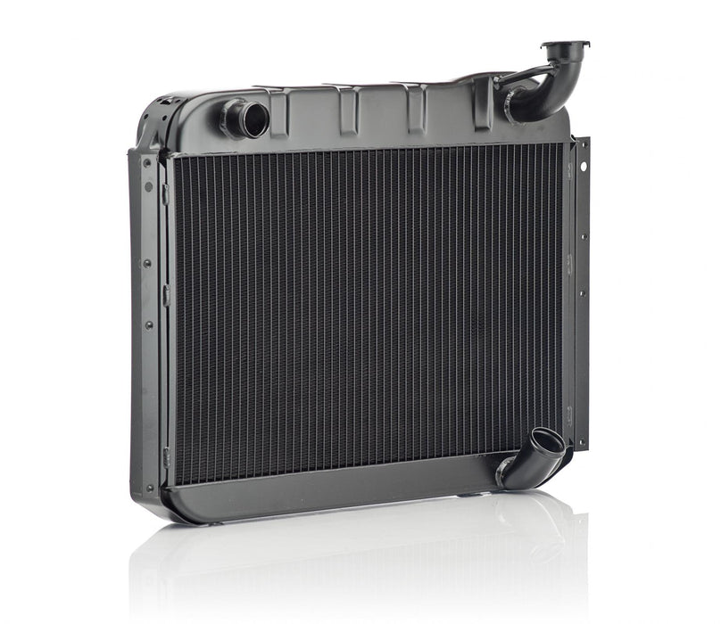 Be Cool 15014 Downflow Radiator 55-60 Corvette Manual Be Cool OE Series Black Finish Be Cool Radiator - Truck Part Superstore