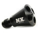 Nitrous Express 15019 4 PORT SHOWERHEAD DIST BLOCK WITH-6 MALE (BLACK) - Truck Part Superstore