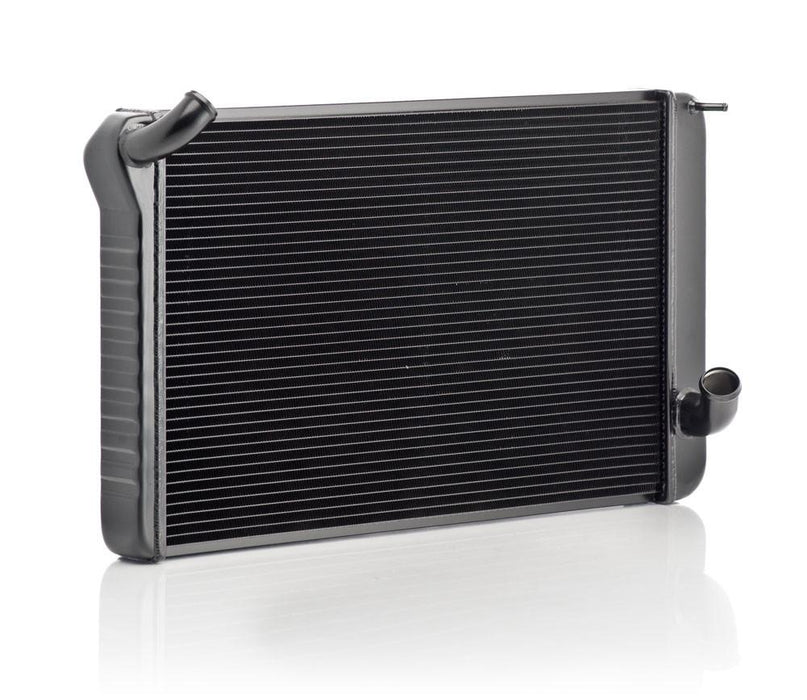 Be Cool 15029 Corvette Crossflow Radiator 69-72 BB Corvette Manual OE Series Black Finish Be Cool Radiator - Truck Part Superstore