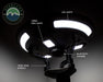 Overland Vehicle Systems 15049901 Solar Camping Light Pods & Speaker Universal Wild Land Overland Vehicle Systems - Truck Part Superstore