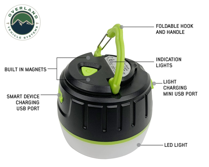 Overland Vehicle Systems 15049918 Wild Land Camping Gear Portable Light Overland Vehicle Systems - Truck Part Superstore