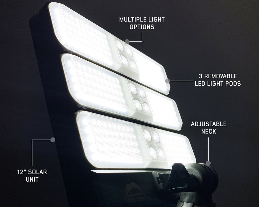 Overland Vehicle Systems 15059901 Wild Land Camping Gear Encounter Light With 3 Removeable Pods Overland Vehicle Systems - Truck Part Superstore