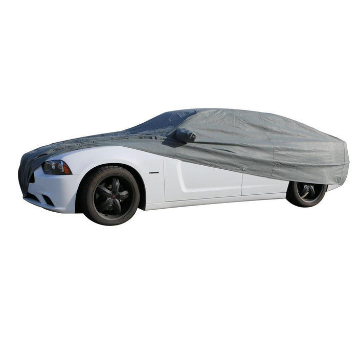 Rampage 1505 Custom Car Cover; 4 Layer; Gray; Incl. Lock; Cable; Storage Bag; - Truck Part Superstore