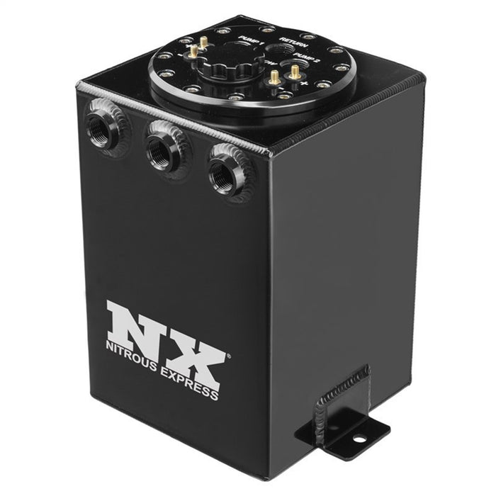 Nitrous Express 15074 Surge Tank w/Dual 340LPH Fuel Pumps - Truck Part Superstore
