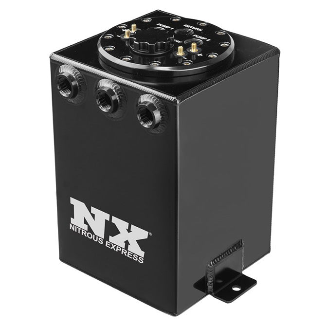 Nitrous Express 15074 Surge Tank w/Dual 340LPH Fuel Pumps - Truck Part Superstore