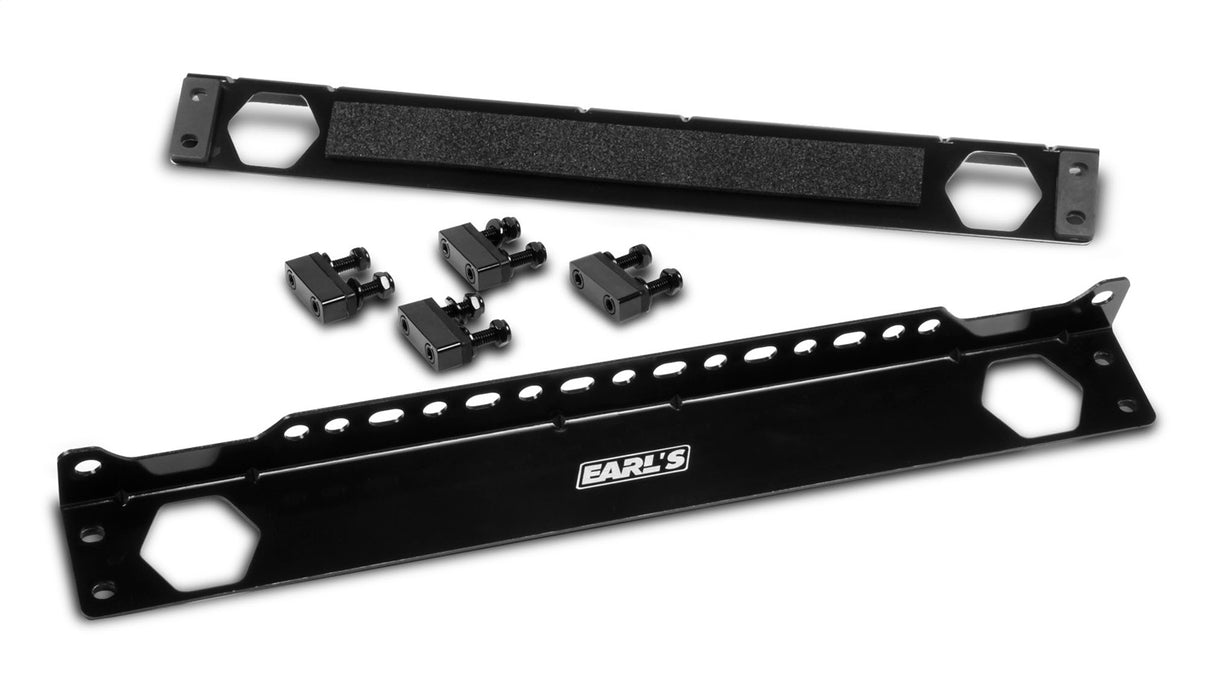 Earl's Performance 1508ERL Oil Cooler Mounting Bracket Kit; Bracket Mount for all Extra Wide Oil Cooler; - Truck Part Superstore