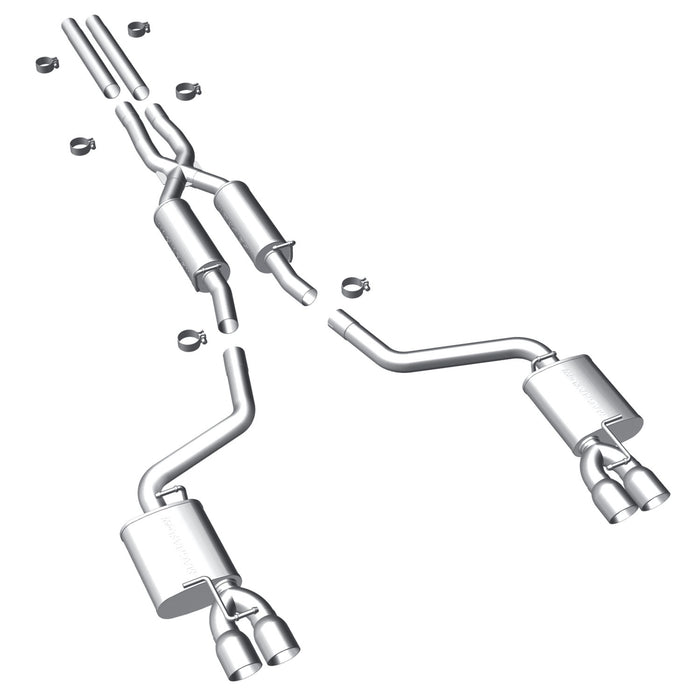 MagnaFlow Exhaust Products 15098 Street Series Stainless Cat-Back System - Truck Part Superstore