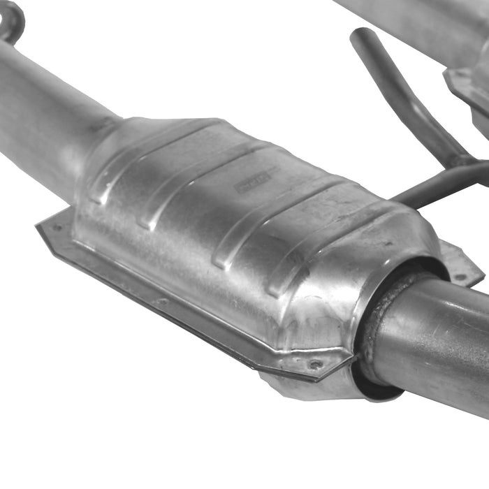 BBK Performance Parts 1509 1979-1993 MUSTANG 5.0 2.5 SHORT MID H PIPE W/CONVERTERS - Truck Part Superstore