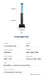 Oracle Lighting 150W-UV-C 150W UV-C Automatic Telescoping Mobile Room Disinfection Device Ozone Sanitizer - Truck Part Superstore