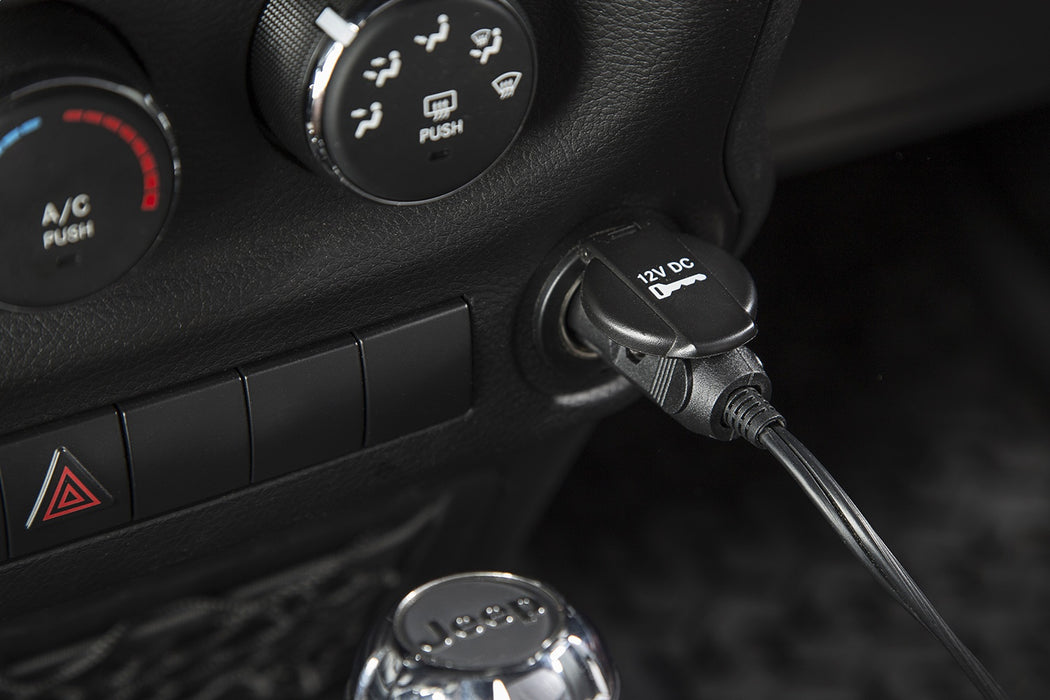 Rugged Ridge 15101.03 Power Cup; Incl. 2 USB Ports; 2 Accessory Ports; - Truck Part Superstore