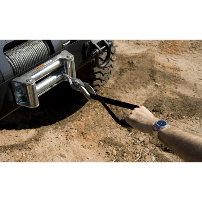Rugged Ridge 15102.01 Winch Grab Handle Strap; Ultimate; Black; - Truck Part Superstore