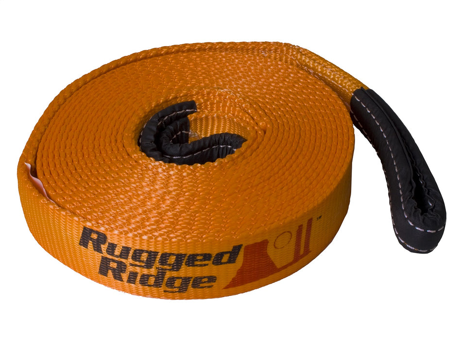 Rugged Ridge 15104.04 Recovery Strap; 1 in. X 15 ft.; 10000 lbs; ATV/UTV; - Truck Part Superstore