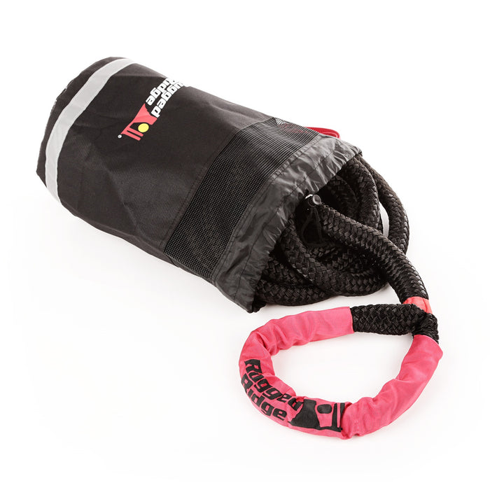 Rugged Ridge 15104.30 Kinetic Recovery Rope; w/Cinch Storage Bag; - Truck Part Superstore