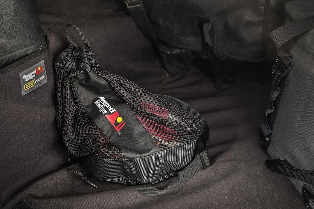 Rugged Ridge 15104.39 Recovery Bag; Premium Mesh; Black; - Truck Part Superstore