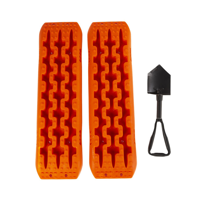 Rugged Ridge 15104.46 Recovery Kit; Incl. Pair Recovery Tracks/Shovel; - Truck Part Superstore