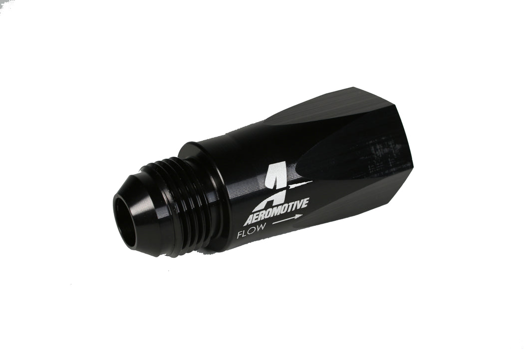 Aeromotive Fuel System 15107 In-Line Full Flow Check Valve (Male -10 AN inlet, Female -10 AN outlet). - Truck Part Superstore