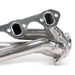 BBK Performance Parts 15110 1979-1993 MUSTANG 351 SWAP 1-5/8 SHORTY HEADERS (POLISHED SILVER CERAMIC) - Truck Part Superstore