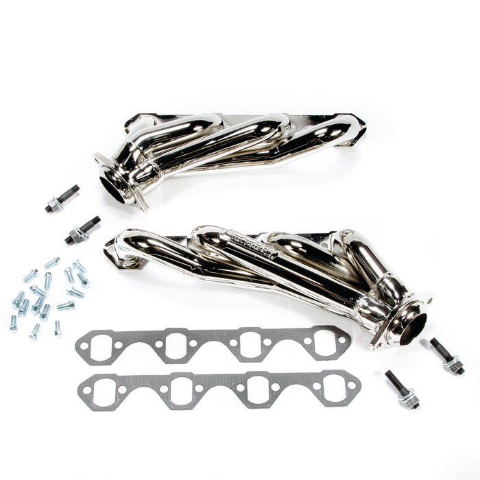 BBK Performance Parts 1511 1979-1993 MUSTANG 351 SWAP 1-5/8 SHORTY HEADERS TITANIUM CERAMIC - Truck Part Superstore