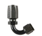 Earl's Performance 151206ERL 120 Deg. Power Steering Hose End; Hose Size: -6AN; Steel w/Black Chrome Finish; - Truck Part Superstore