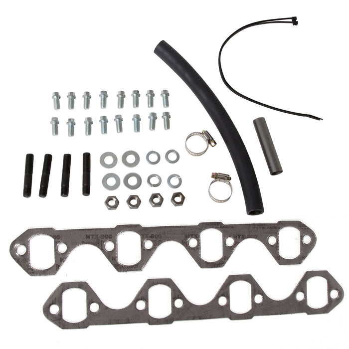 BBK Performance Parts 15120 1986-93 MUSTANG 5.0 1-5/8 SHORTY EQUAL LENGTH HEADERS (POLISHED SILVER CERAMIC) - Truck Part Superstore