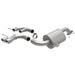 MagnaFlow Exhaust Products 15123 Street Series Stainless Axle-Back System - Truck Part Superstore