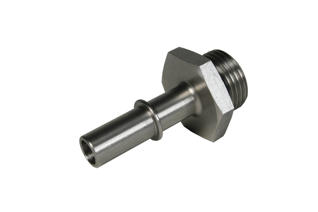 Aeromotive Fuel System 15126 Adapter, 3/8 Male Quick Connect, AN-08 ORB. - Truck Part Superstore