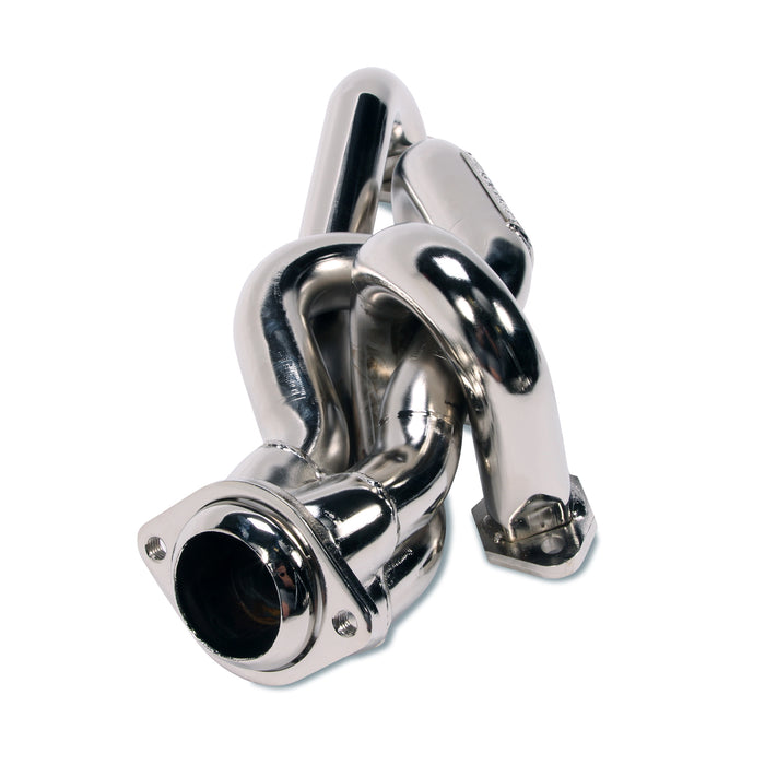 BBK Performance Parts 1512 1986-1993 MUSTANG 5.0 1-5/8 SHORTY EQUAL LENGTH HEADERS (CHROME). - Truck Part Superstore