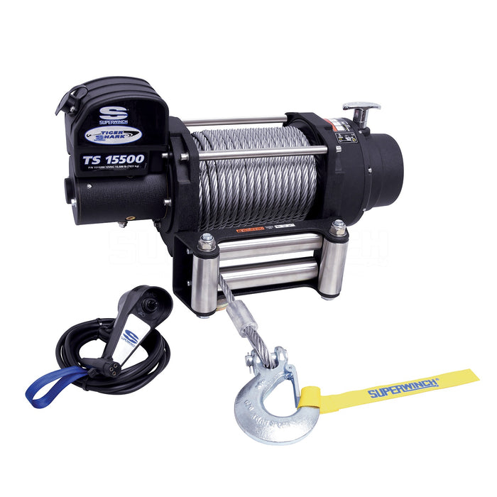 Superwinch 1515200 Tiger Shark 15500 Winch - Truck Part Superstore