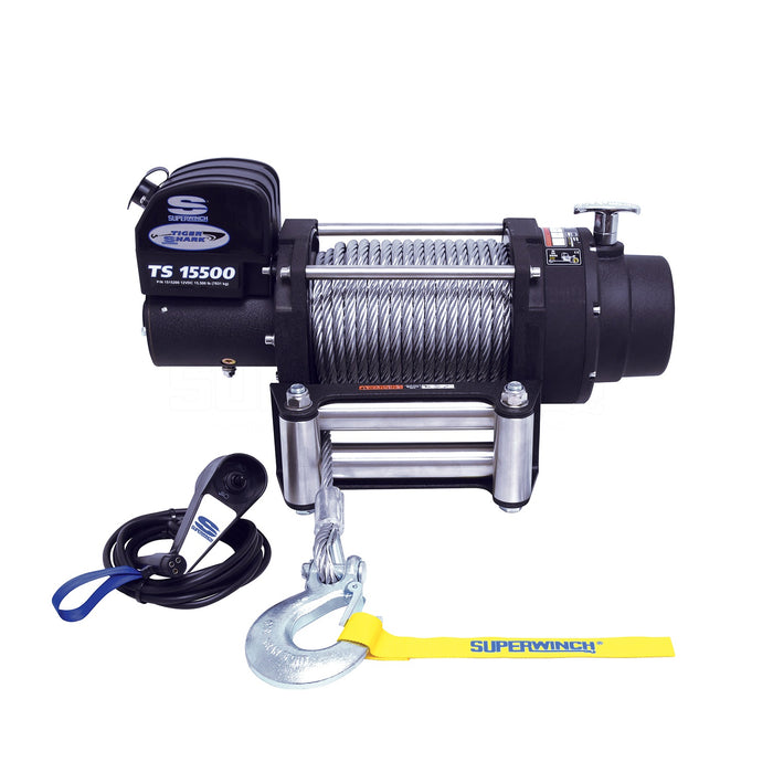 Superwinch 1515200 Tiger Shark 15500 Winch - Truck Part Superstore
