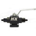 Nitrous Express 15159-4 1/2in. I.D. Lightweight Billet In-Line Valve (4An) - Truck Part Superstore