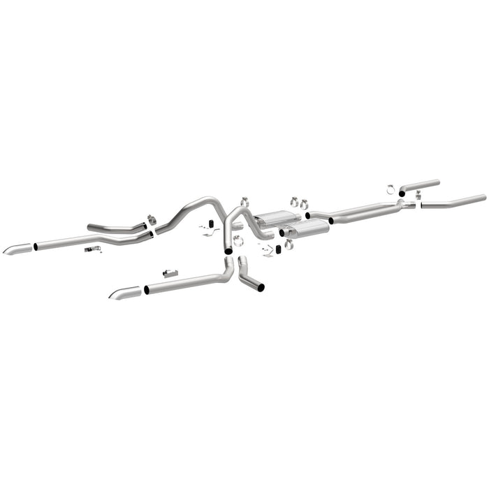 MagnaFlow Exhaust Products 15165 Street Series Stainless Crossmember-Back System - Truck Part Superstore