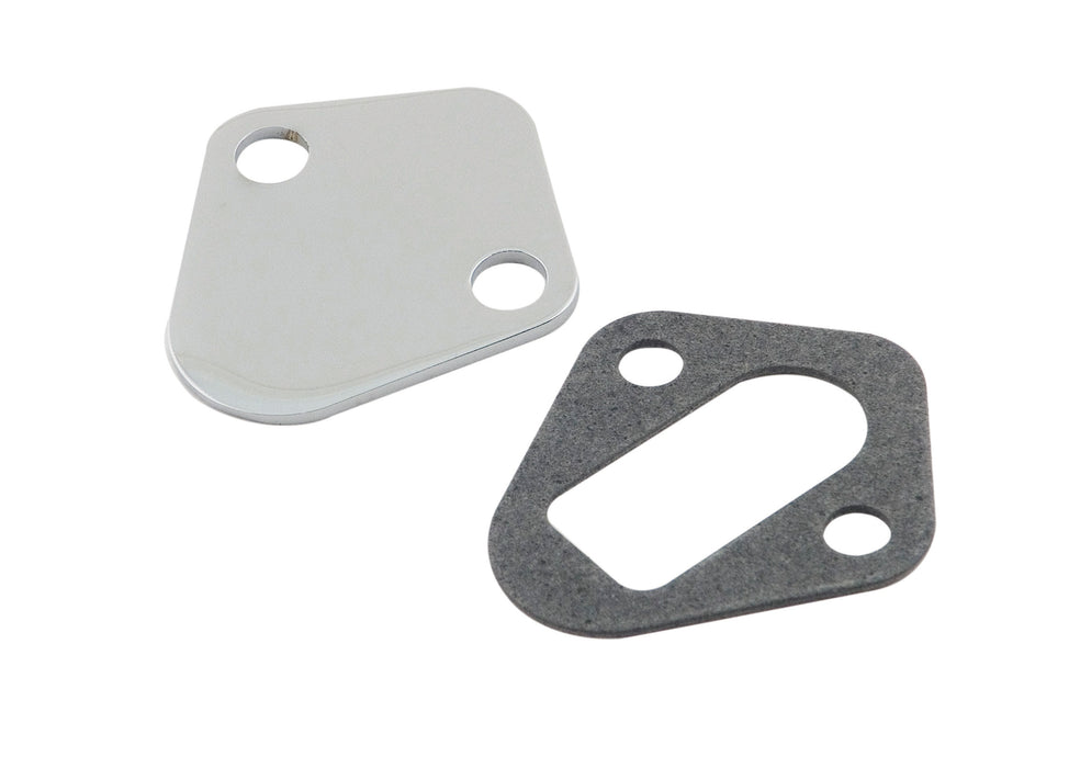 Mr Gasket 1516 Fuel Pump Block-Off Plate; 1.75 in. Bolt Spacing; Check To Insure Correct Fit; - Truck Part Superstore