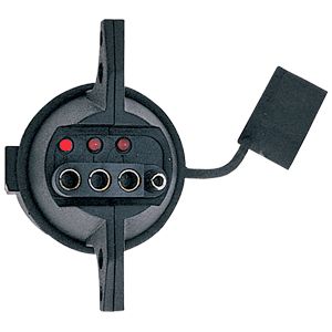 Husky Towing 15174 7 RV Blade To 4 Wire Flat Ergonomic 1 Piece Design With Testing LEDS - Truck Part Superstore