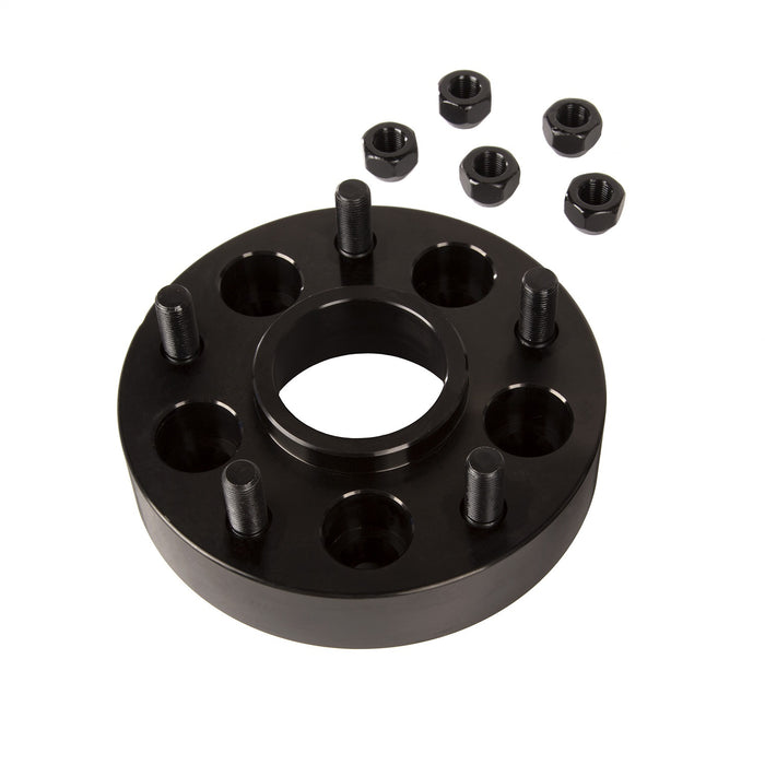 Rugged Ridge 15201.11 Wheel Adapter; 5 On 4.5 To 5 On 5 Bolt Pattern; Pair; Black; 1.375 in. Thick; - Truck Part Superstore