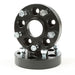 Rugged Ridge 15201.15 Wheel Adapter; Pair; 1.25 in.; Fits 5x5 in. Bolt Pattern; Black Aluminum; - Truck Part Superstore