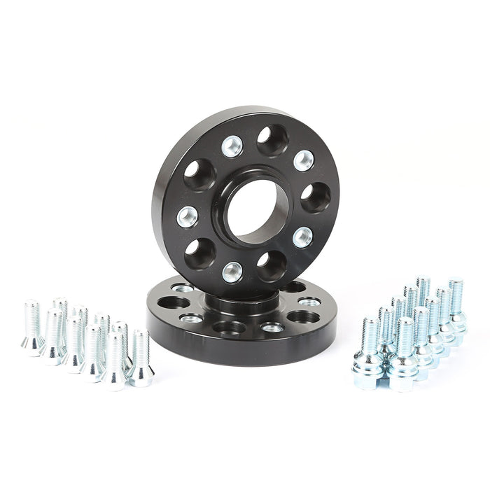 Rugged Ridge 15201.19 Wheel Spacer Kit; Pair; 1 Inch/25 mm; Black Aluminum; - Truck Part Superstore
