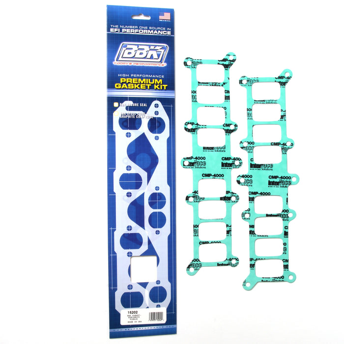 BBK Performance Parts 15202 EDELBROCK PERFORMER 5.0 INTAKE MANIFOLD PLENUM GASKETS (2). - Truck Part Superstore