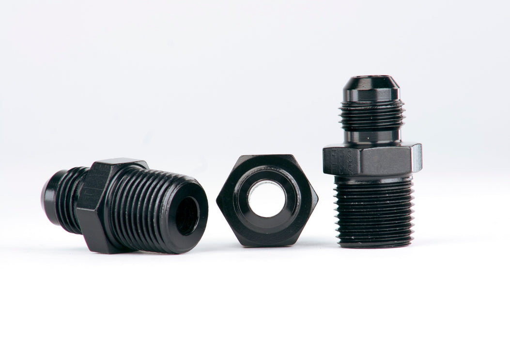 Aeromotive Fuel System 15204 Carb. Regulator 13205 Fitting Kit (Includes (3) 3/8" NPT to AN-06 fittings). - Truck Part Superstore