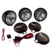 Rugged Ridge 15205.62 Off Road Light Kit; 5 in.; Round; Steel Housing; Incl. Wiring Harness; 3 Lights; - Truck Part Superstore